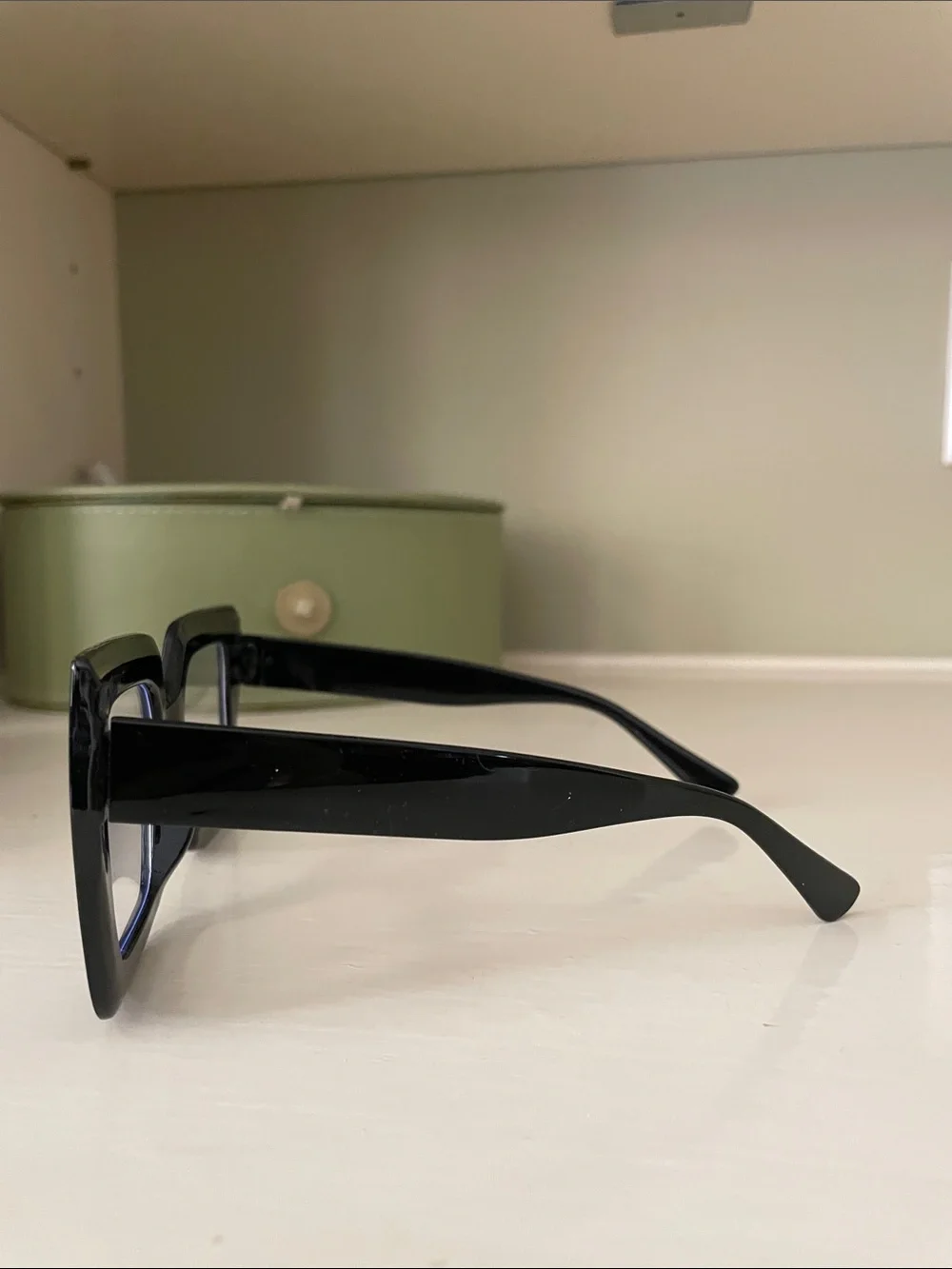 NWOT Black Oversized Square Frame Women's Glasses